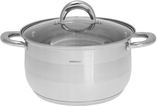 KING Hoff Cookware Set Made of Stainless Steel Inox with Non-stick Coating 6 Pieces