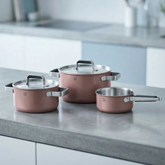 Zwilling J.A. Henckels Pure Комплект Саксии От Неръждаема Стомана 3 Части