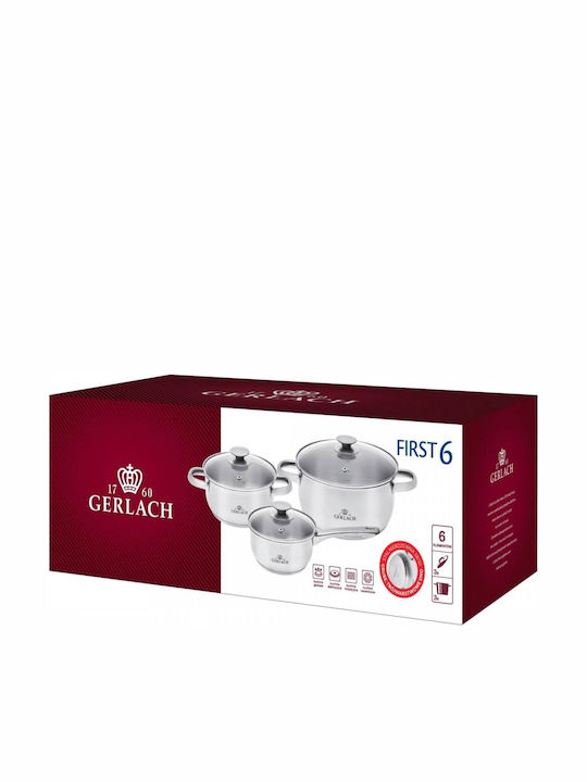 Gerlach Töpfe Set GER343M-6 6Stück