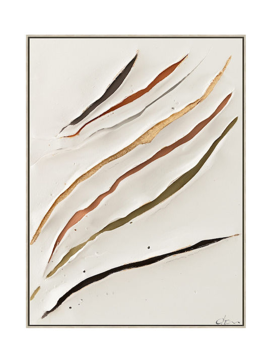 Πίνακας Λευκός Multi Color Scratches 60x80 Cm