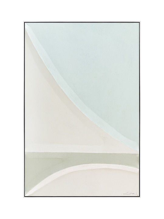 Πίνακας Εκρού Θαλασσί 60x90 Cm