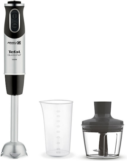 Tefal QuickChef Ραβδομπλέντερ με Ανοξείδωτη Ράβδο 1000W Μαύρο