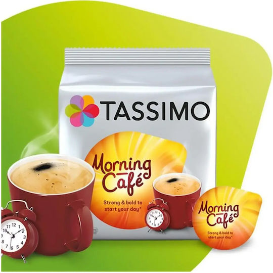 Tassimo Κάψουλες Morning Cafe Συμβατές με Μηχανή Tassimo 16caps