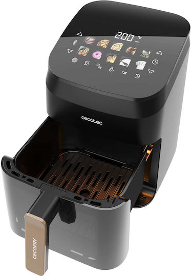 Cecotec Cecofry&Grill Smokin 4500 Air Fryer with Double Detachable Bucket 4.5lt Black