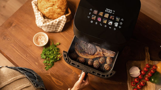 Cecotec Cecofry&Grill Smokin 4500 Air Fryer with Double Detachable Bucket 4.5lt Black