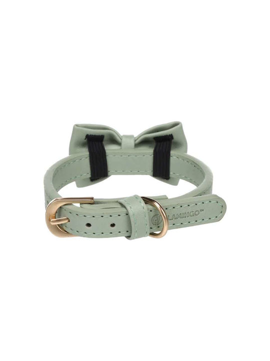 Flamingo Collar Bow Tie Nela Mint Green Medium 36-44cm X 20mm X 4mm Flamingo Collar Bow Tie Nela Mint Green Medium 36-44cm X 20mm X 4mm