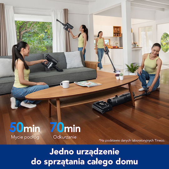 Tineco Switch S7 Stretch Rechargeable Stick Vacuum Black