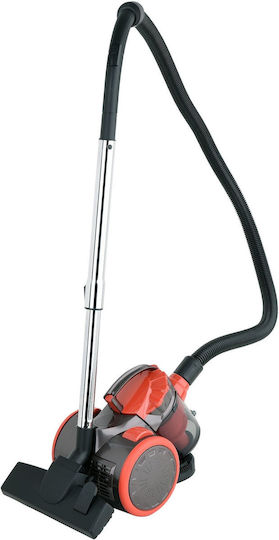 Lund 67091 Staubsauger 700W Beutellos 1.5Es Rot