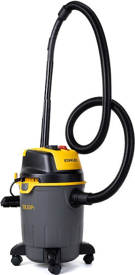 Stanley Σκούπα Υγρών / Στερεών 1200W με Πλαστικό Κάδο 20lt Μαύρη