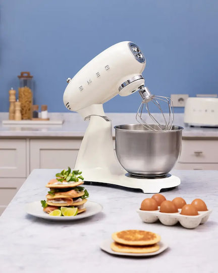 Smeg Стенд миксер 1000W с Неръждаема Купа 4.8лт
