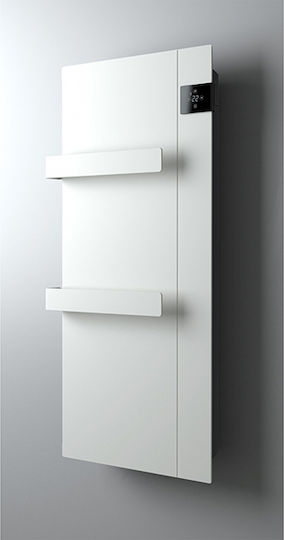 Radialight Onsen Electric Towel Rail With Glass Front 750W 90x40cm White