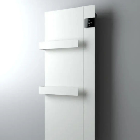Radialight Onsen Electric Towel Rail With Glass Front 750W 90x40cm White
