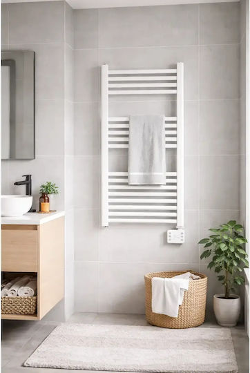 Eurom Șină electrică pentru prosoape 600W 90x50cm Alb