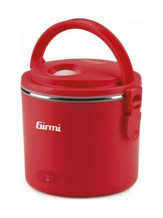 Girmi SC-0102 Ηλεκτρικό Δοχείο Φαγητού Inox Θερμός Red 17x16cm