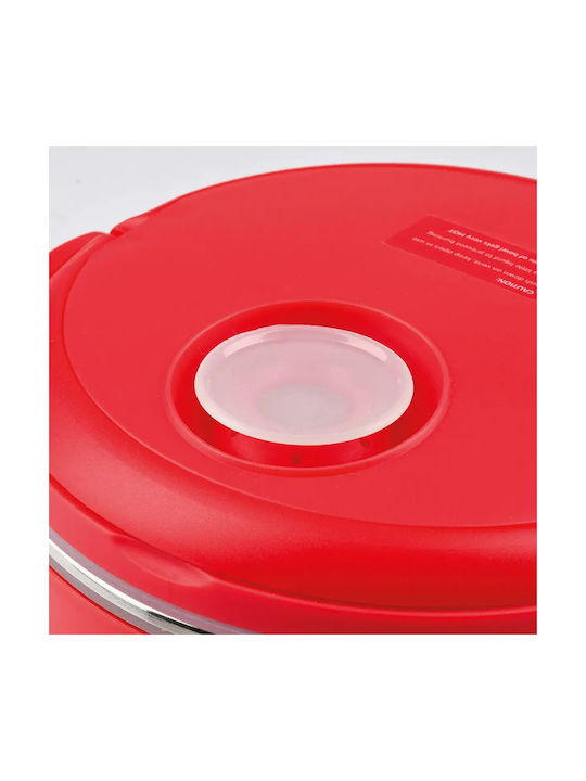 Girmi SC-0102 Ηλεκτρικό Δοχείο Φαγητού Inox Θερμός Red 17x16cm
