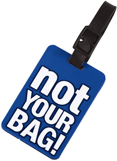 Bartuggi Not Your Bag 718-060605 Ετικέτα Βαλίτσας Μπλε Notyourbag Blue