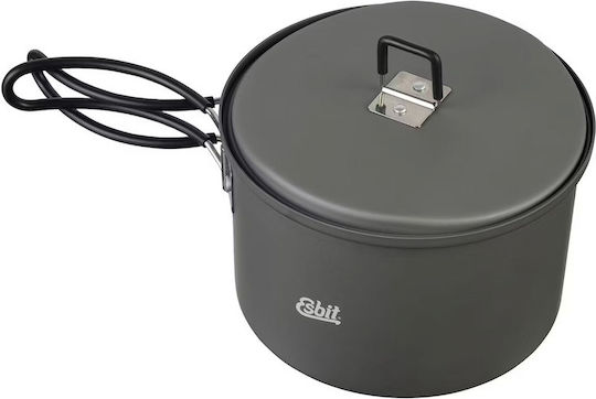 Camping Cookware Set Esbit Pt1600ha Pot 1.6 L Aluminium Black