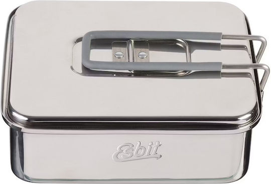 Комплект Съдове За Готвене Къмпинг Esbit Pt1200st Тенджера 1.2 Л Сребриста