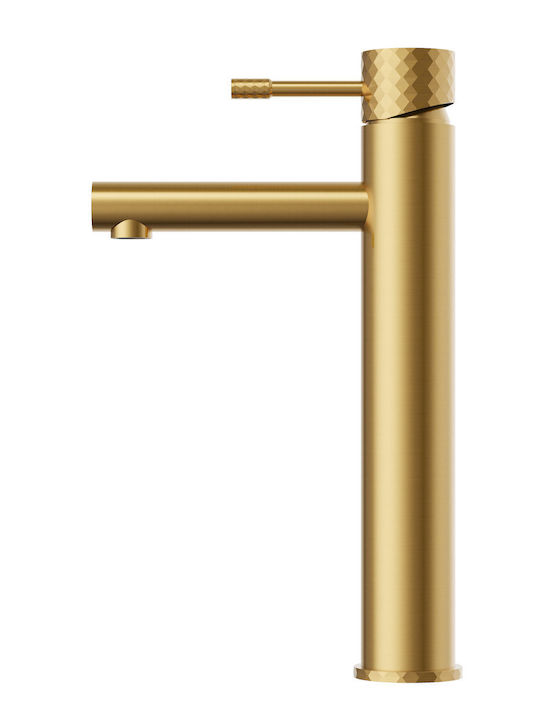 Granitan Retro Waschbeckenarmatur Groß Gold