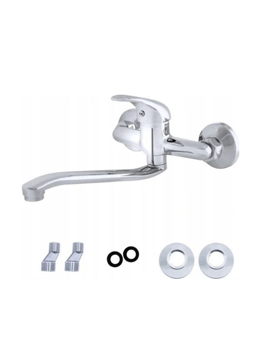 Granitan Retro Waschbeckenarmatur Silber