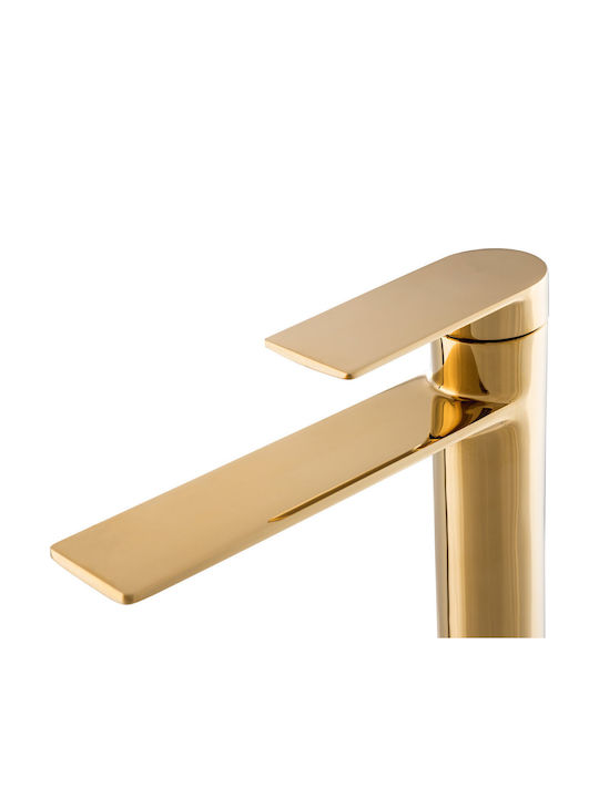 Granitan Retro Waschbeckenarmatur Groß Gold