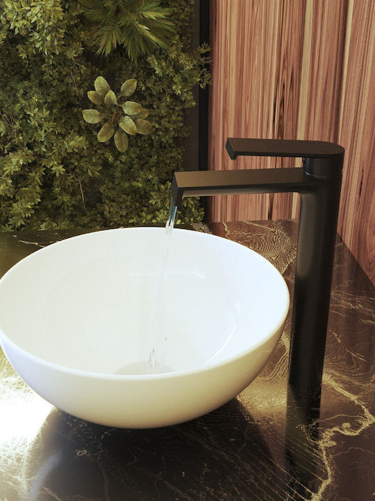 Granitan Mixing Sink Faucet Tall Black