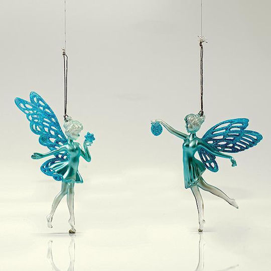 Akryl Fee 2 Designs Hellblau Glitzer 8,8x15,2cm