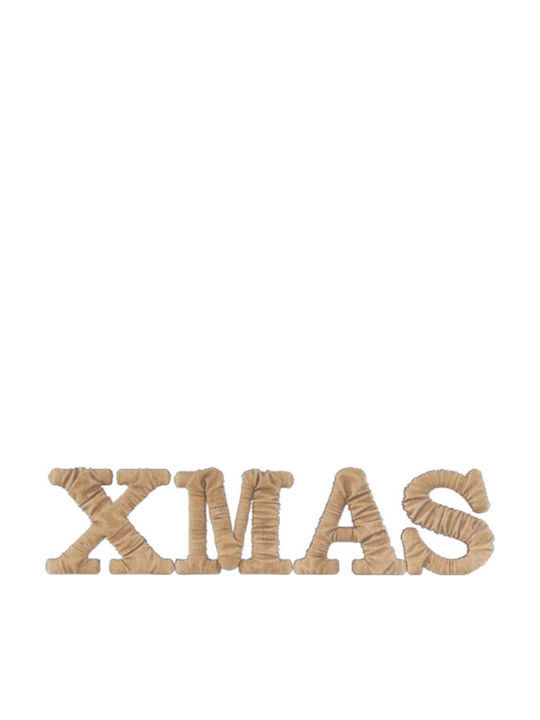 Atmosphera Figurină de Crăciun Inscripție Neagră Xmas