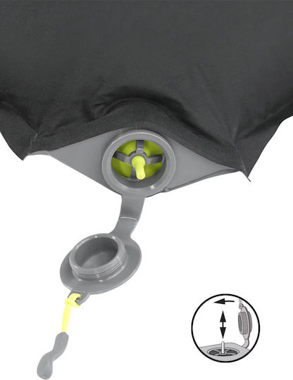 Outwell Saltea De Camping Auto-umflabilă Single Neagră