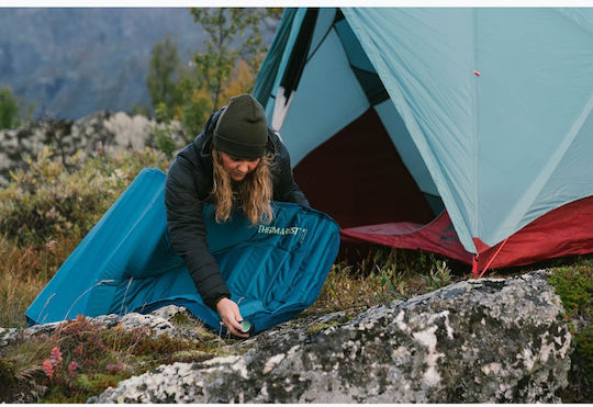 Thermarest Самонадуващ Единичен Къмпинг Матрак Син
