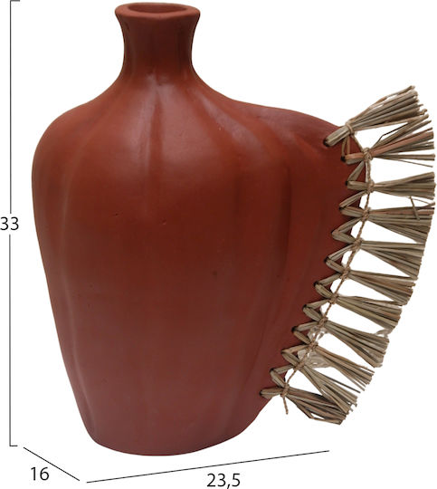 HomeMarkt Ceramic Vase Jebb 23.5x15xH33cm