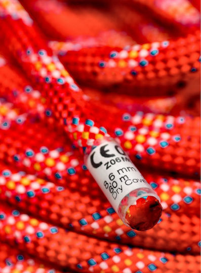 Beal Cobra II BC086C.60 Dynamic Climbing Rope with Length 60m Orange