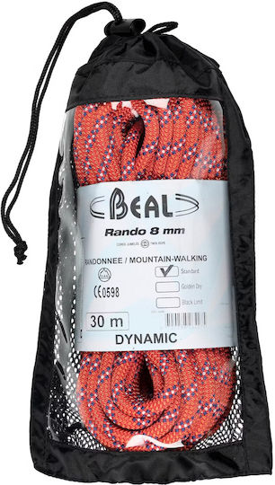Beal Rando Standard BC08R.30.O Kletterseil mit Länge 30m Orange