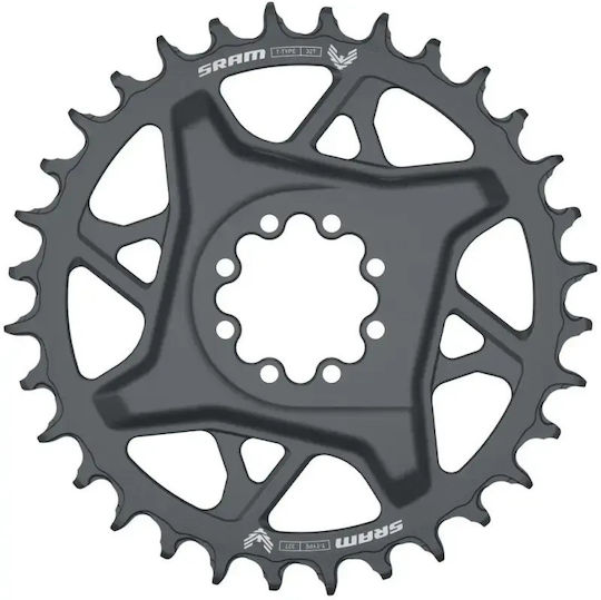 Sram Gx D1 T-type Chainring 32t Direct Mount 3mm Offset Eagle Dark Polar Grey