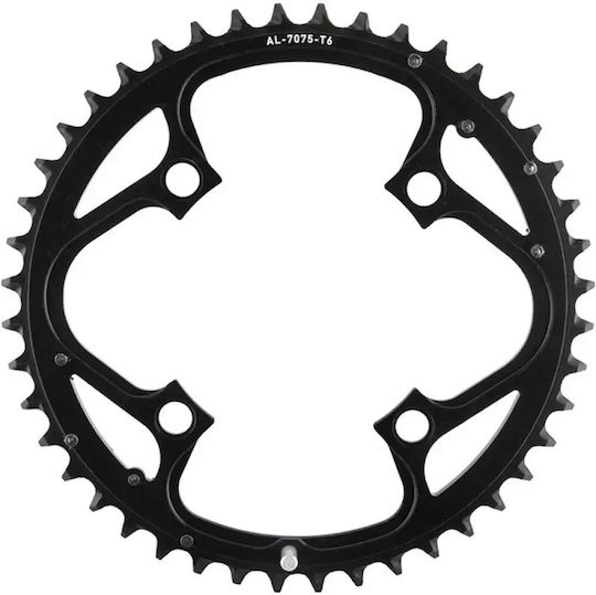 Truvativ MTB Chainring 44t V4 104 Alum 4mm Hard Black