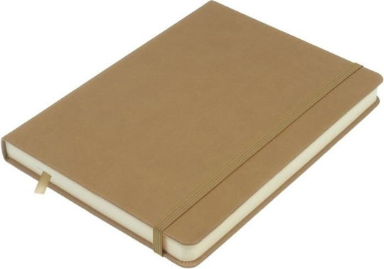 Sketchbook A5 Taupe 140gr 160 Pages Elastic Hard Cover Kangaro