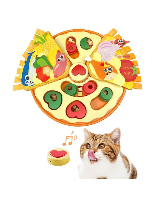 Interactive Toy Cat Dog Slow Feeder Speaker Recording