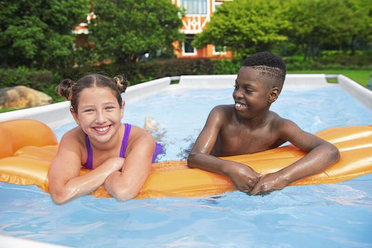 Bestway Piscină PVC 6478lt Cu Cadru Metalic 404x201x100cm Gri