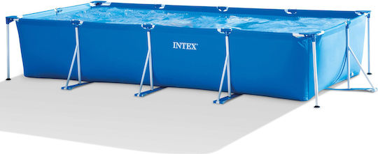 Intex Prism Басейн PVC 7127л с Метална Рамка 450x220x84см Светлосин
