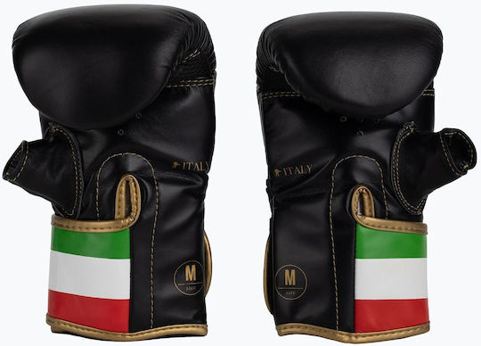 Leone Italy 47 Boxing Gloves Leather for Bag Black