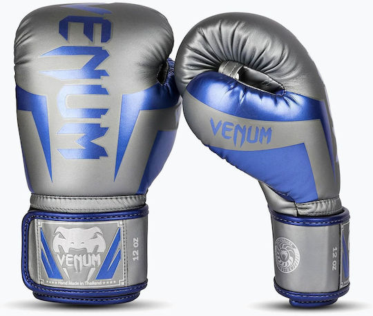 Venum Elite Boxing Gloves for Match Gray