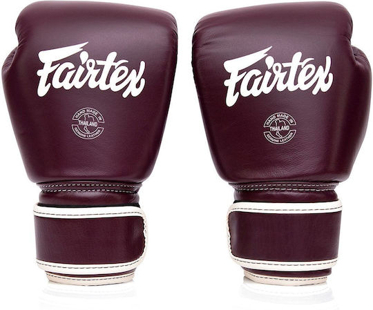 Fairtex Boxing Gloves Leather for Match Red