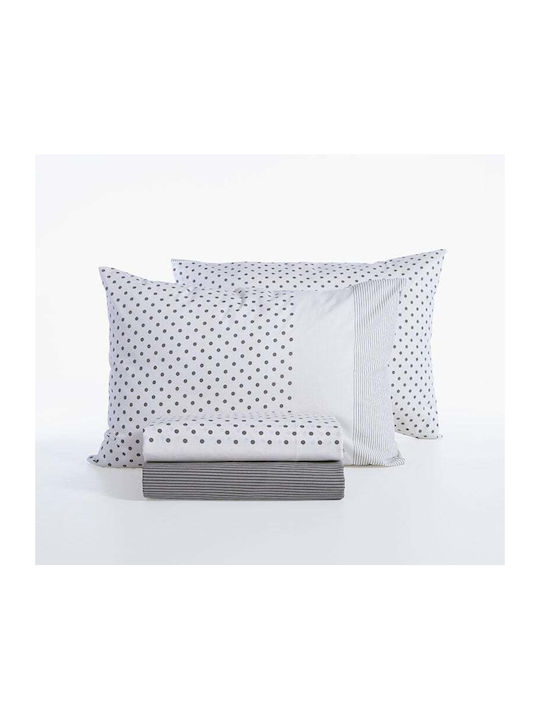 Nef-Nef Homeware Donter Комплект Чаршафи King Size с Ластик 240x270см 4 (4бр)
