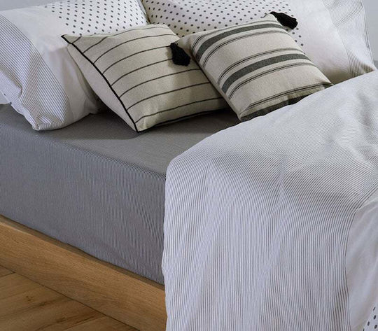 Nef-Nef Homeware Donter Σετ Σεντόνια Υπέρδιπλα με Λάστιχο 160x200+35εκ. 4 (4τμχ)