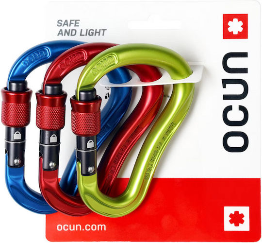 Ocun Eagle Hms Safety Carabiner 3pcs