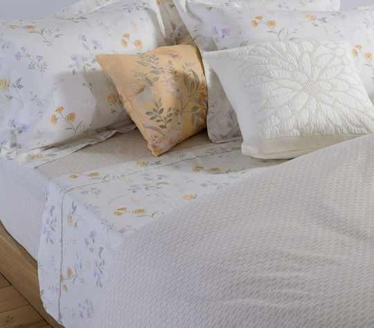 Nef-Nef Homeware Rozaria Σετ Σεντόνια Υπέρδιπλα 240x270εκ. 4 (4τμχ)