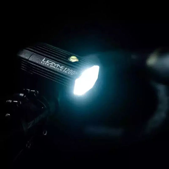 Lezyne Lite Drive 1200+ / Ktv Drive Pro+ Επαναφορτιζόμενο Σετ Φώτα Ποδηλάτου