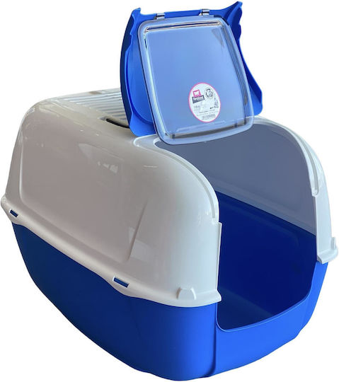 Ferplast Prima Cabrio Katzentoilette Geschlossen mit Filter Schwarz L52.5 x B38 x H39.5cm
