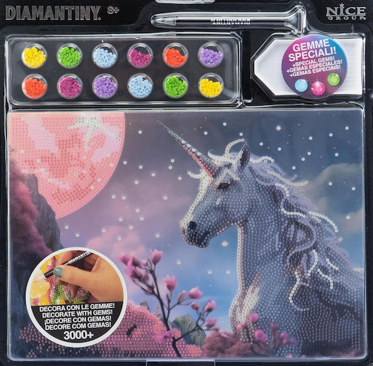 Mosaic Craft Diamantiny Fantasy Pink Unicorn