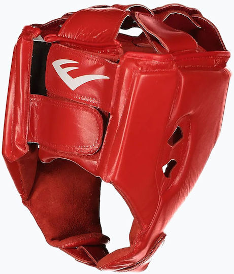 Everlast Amateur Competition Κάσκα Πυγμαχίας Ενηλίκων Κλείστού Τύπου Κόκκινη